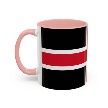 Flag of Durham UK - Accent Coffee Mug-Go Mug Yourself