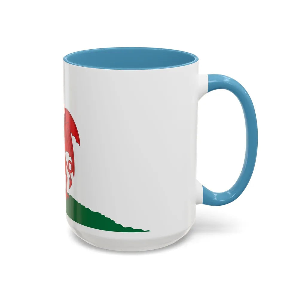 Flag of Cardiff UK - Accent Coffee Mug-Go Mug Yourself