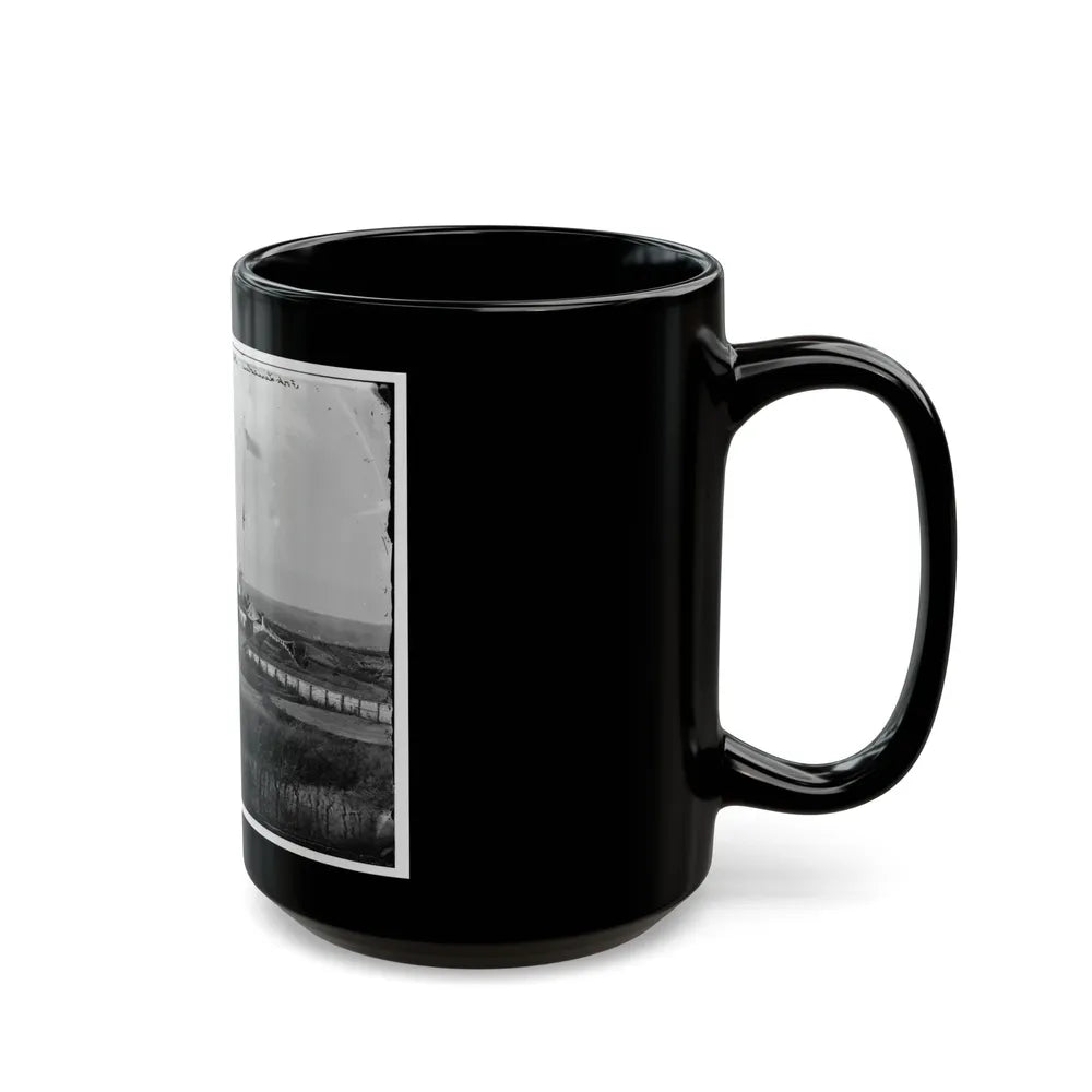 District Of Columbia. Interior View Of Fort Lincoln (U.S. Civil War) Black Coffee Mug-Go Mug Yourself