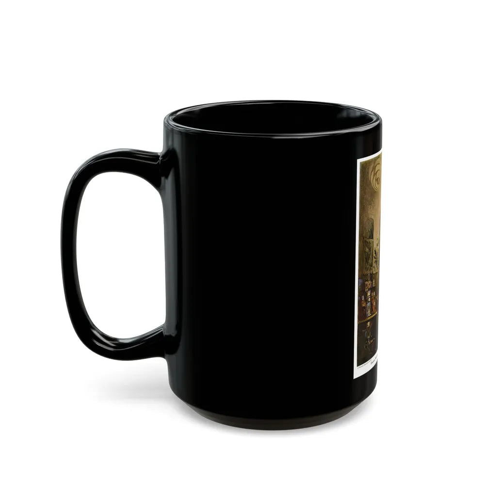 Electron Microscope, 1945 - Black Coffee Mug-Go Mug Yourself