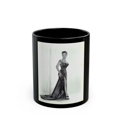 Debra Paget #140 (Vintage Female Icon) Black Coffee Mug-11oz-Go Mug Yourself