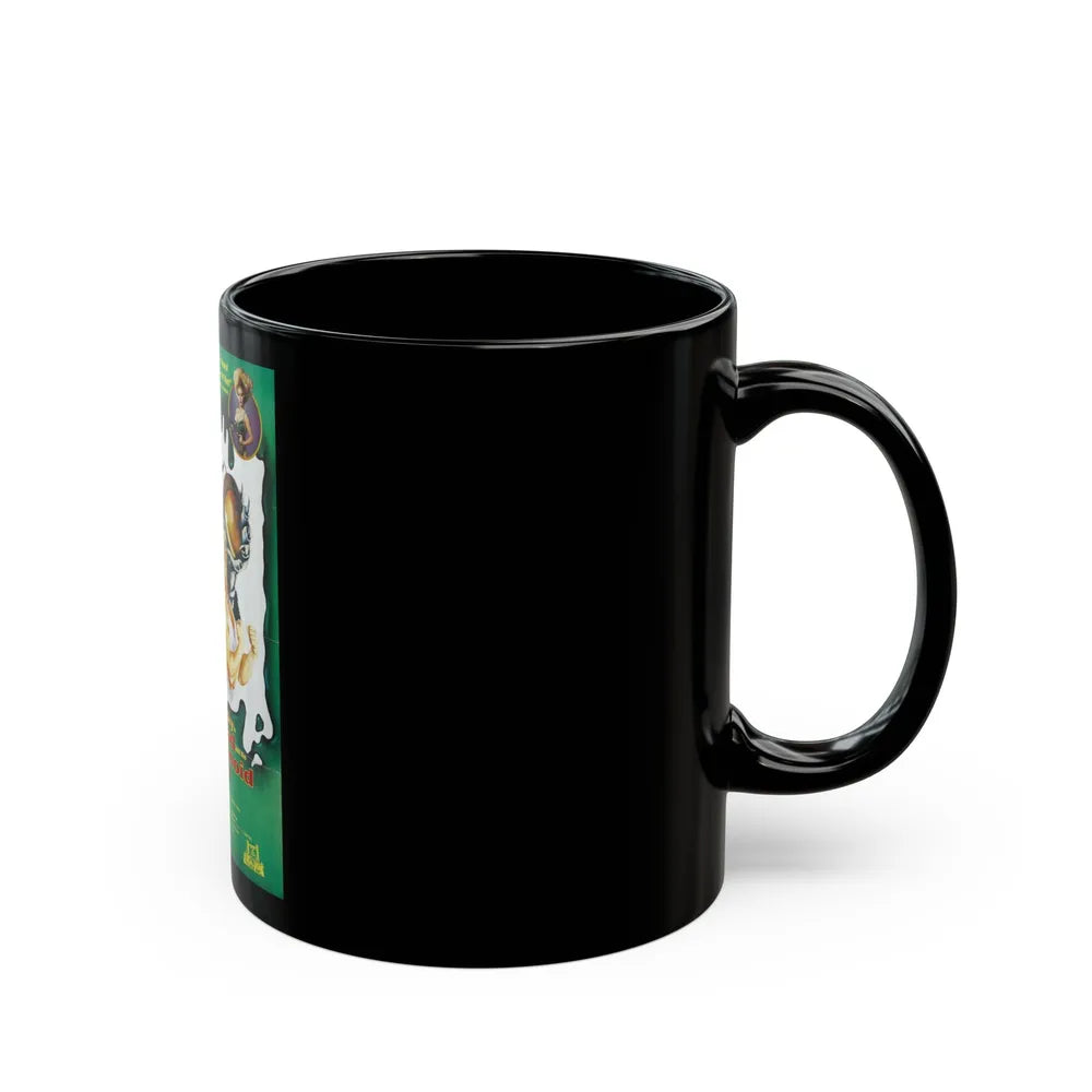 CLASS OF NUKE'EM HIGH 3 1994 Movie Poster - Black Coffee Mug-Go Mug Yourself