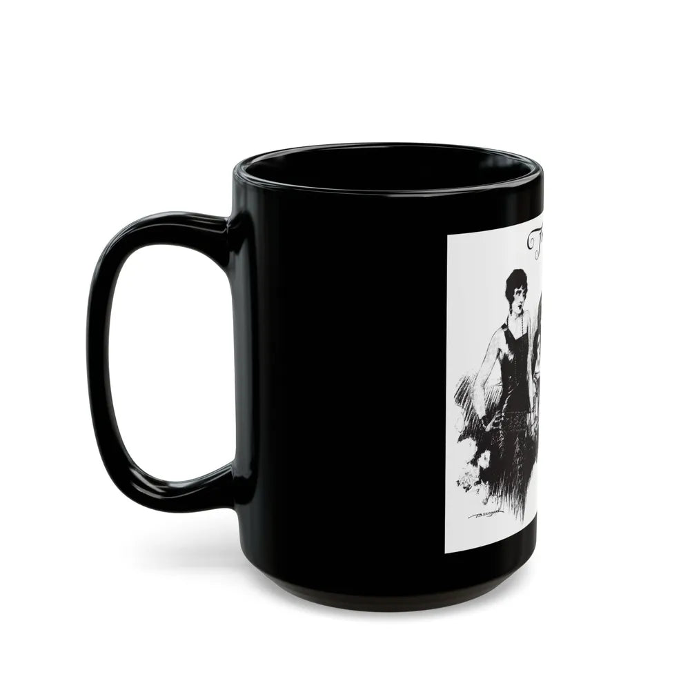 Free, White and Female (5), Collier's, March 10, 1928 - Black Coffee Mug-Go Mug Yourself