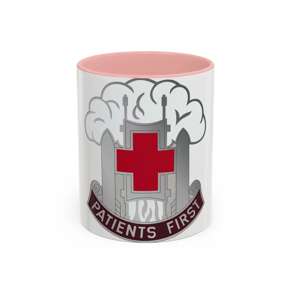 McAfee Hospital (U.S. Army) Accent Coffee Mug-11oz-Pink-Go Mug Yourself