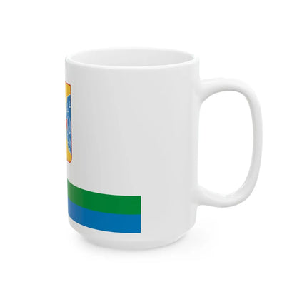 Flag of Kirov Oblast Russia - White Coffee Mug-Go Mug Yourself