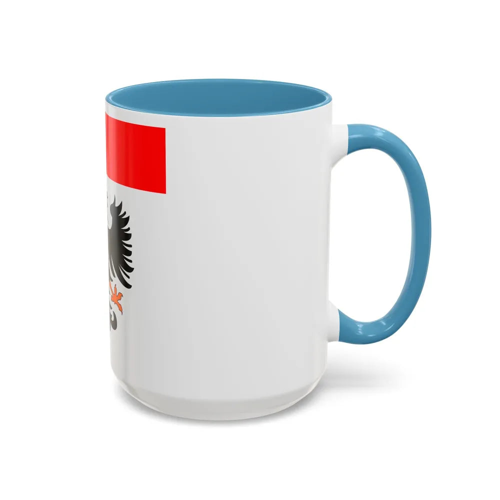 Flag of Aarau Switzerland - Accent Coffee Mug-Go Mug Yourself