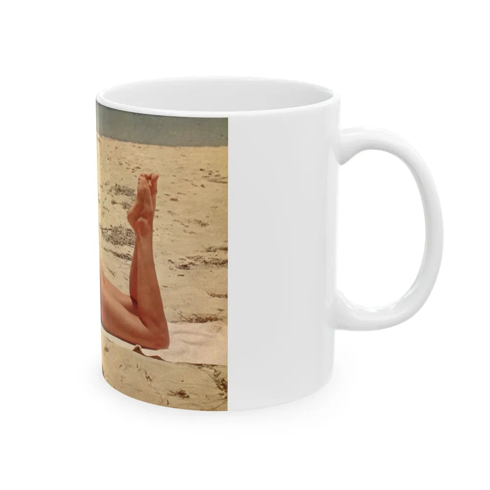 Eve Meyer #12 (Vintage Female Icon) White Coffee Mug-Go Mug Yourself