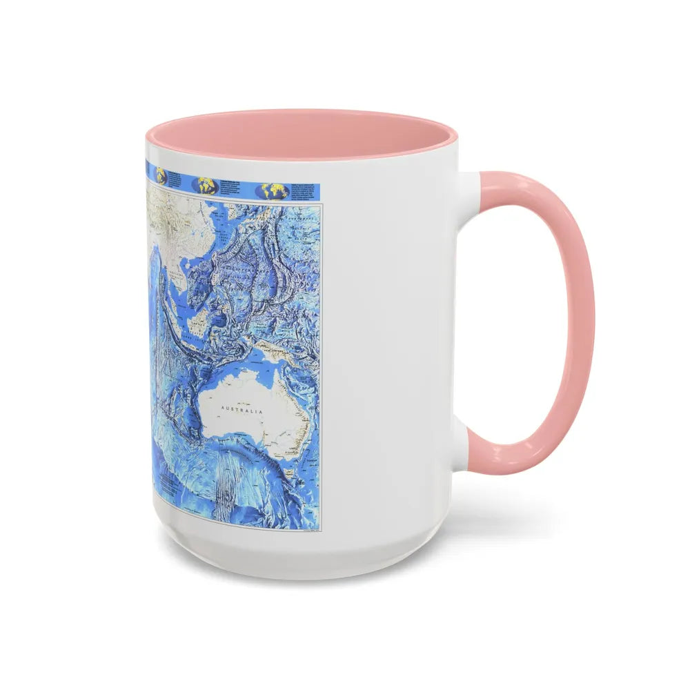 Indian Ocean (1992) (Map) Accent Coffee Mug-Go Mug Yourself