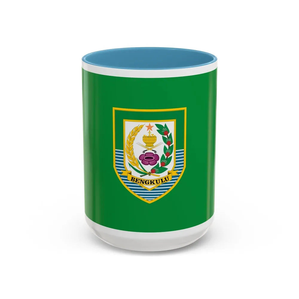 Flag of Bengkulu Indonesia - Accent Coffee Mug-15oz-Light Blue-Go Mug Yourself