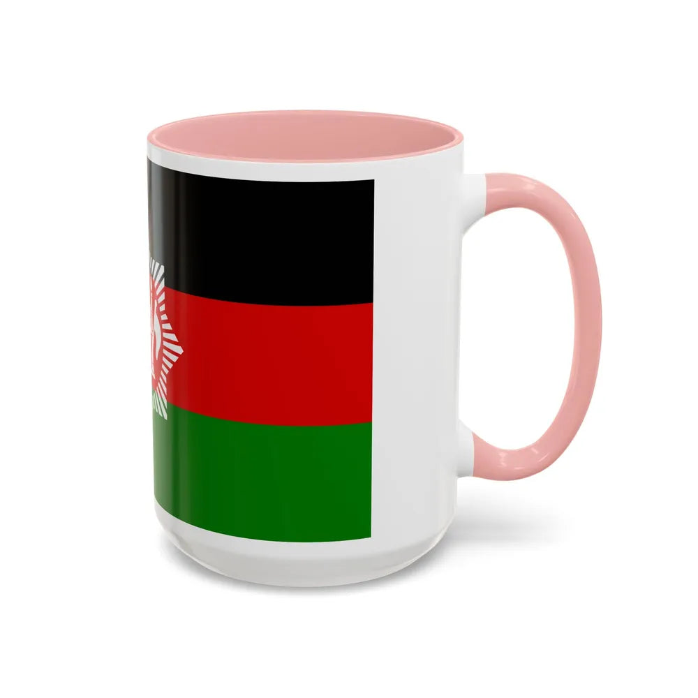 Flag of Afghanistan 1928 - Accent Coffee Mug-Go Mug Yourself