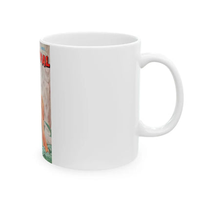 Norma Sykes #177 - Mag. Cover '56 (Vintage Female Icon) White Coffee Mug-Go Mug Yourself