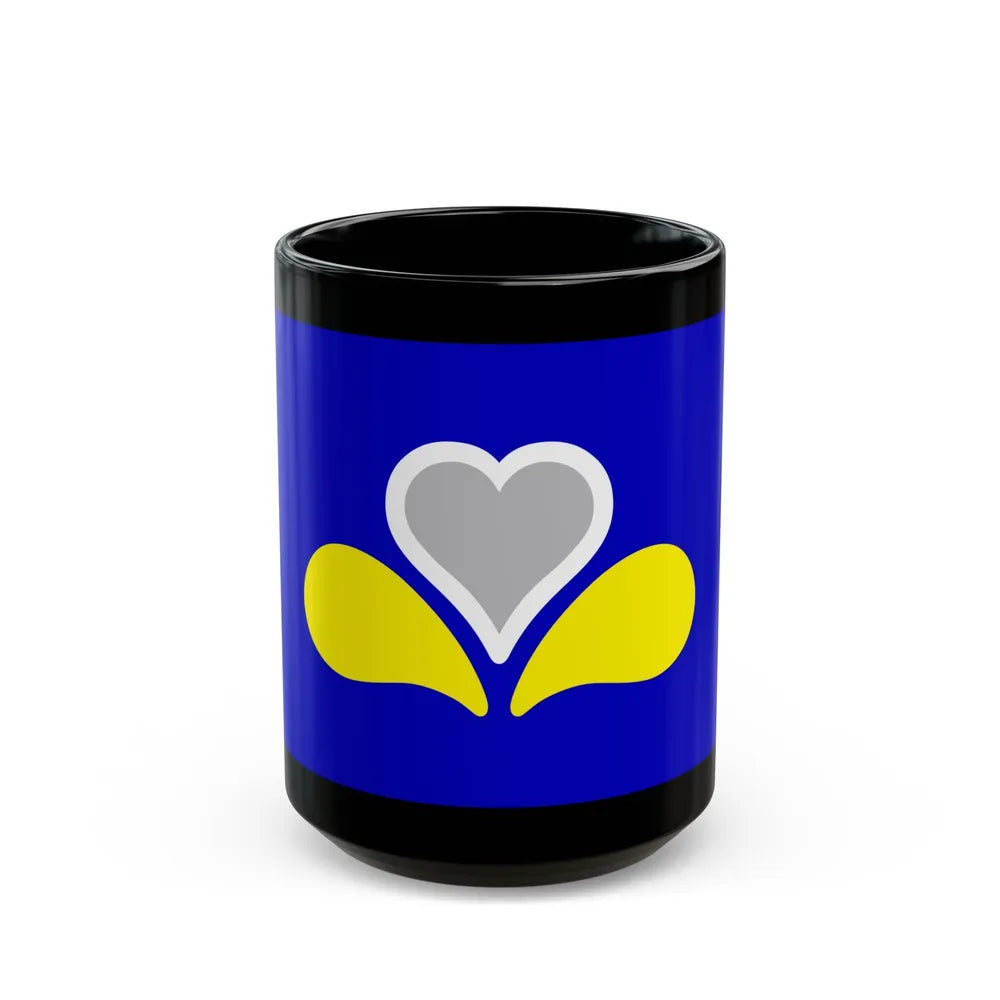 Flag of the Brussels Capital Region 2 Belgium - Black Coffee Mug-15oz-Go Mug Yourself