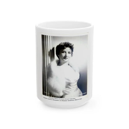 Carol Ohmart #04 (Vintage Female Icon) White Coffee Mug-15oz-Go Mug Yourself