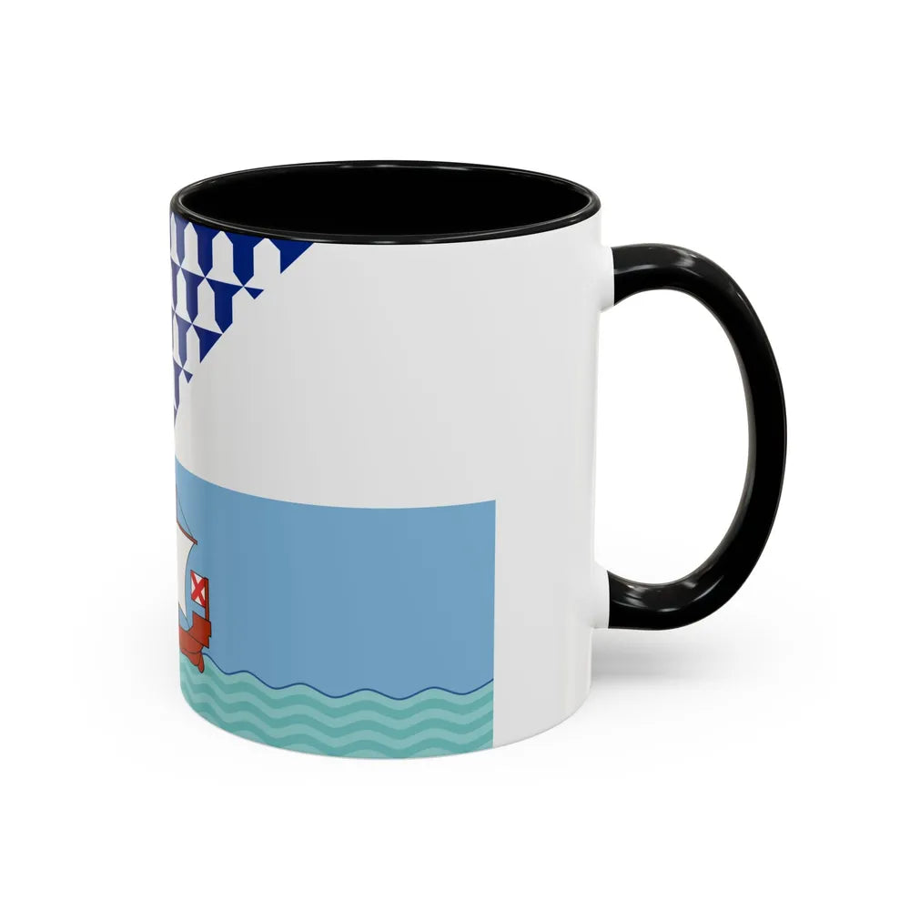 Flag of Belfast Ireland - Accent Coffee Mug-Go Mug Yourself