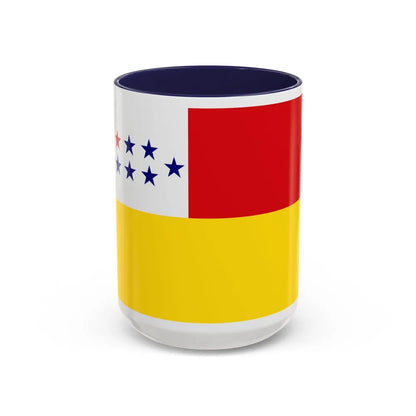 Flag of Chone Ecuador - Accent Coffee Mug-15oz-Navy-Go Mug Yourself