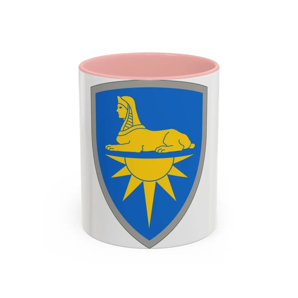 Intelligence Command (U.S. Army) Accent Coffee Mug-11oz-Pink-Go Mug Yourself