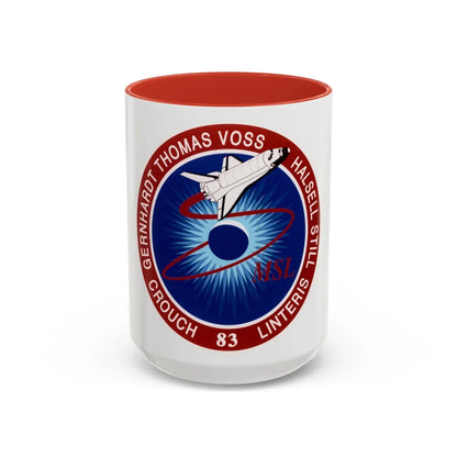 STS 83 (NASA) Accent Coffee Mug-15oz-Red-Go Mug Yourself