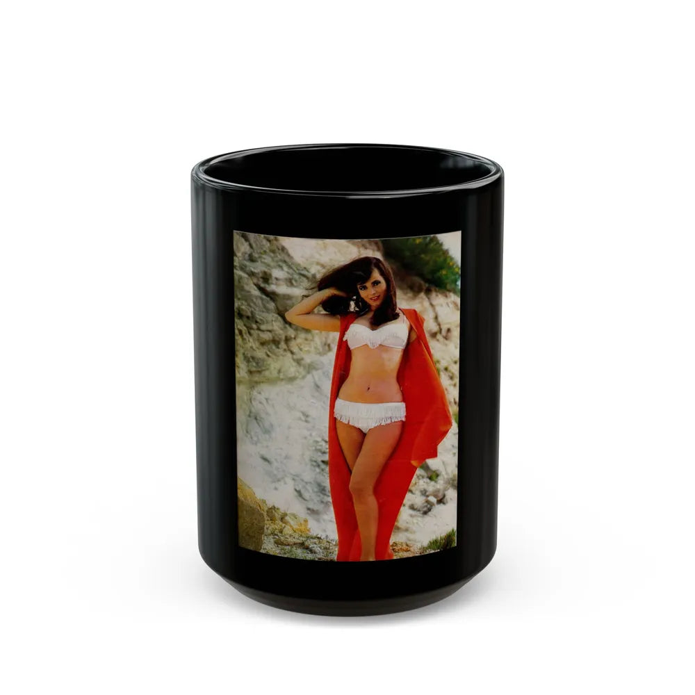 Gila Golan #01 (Vintage Female Icon) Black Coffee Mug-15oz-Go Mug Yourself