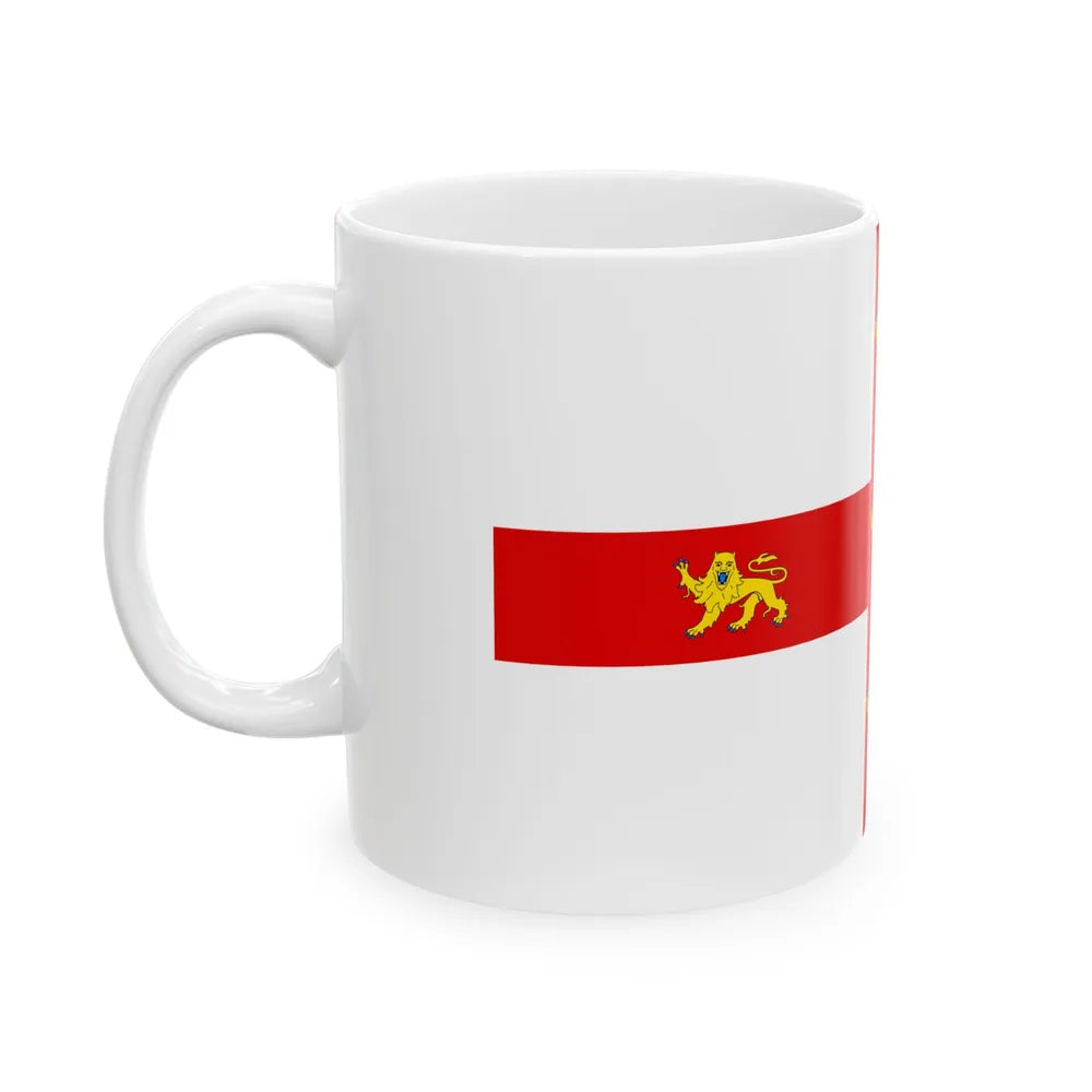 Flag of York UK - White Coffee Mug-Go Mug Yourself