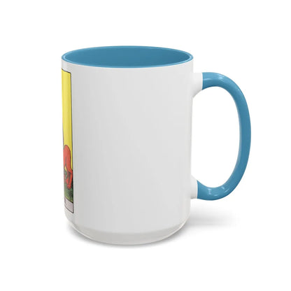 Strength (Tarot Card) Accent Coffee Mug-Go Mug Yourself