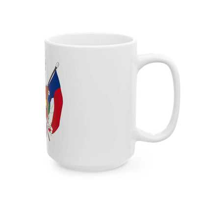 Coat of arms of the Nieuwe Republiek - White Coffee Mug-Go Mug Yourself