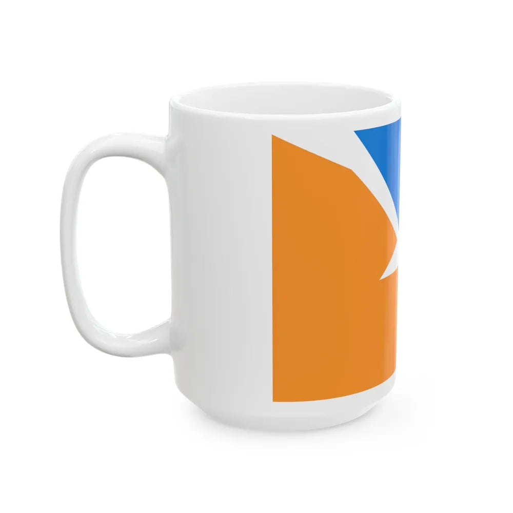 Flag of Tierra del Fuego Province Argentina - White Coffee Mug-Go Mug Yourself