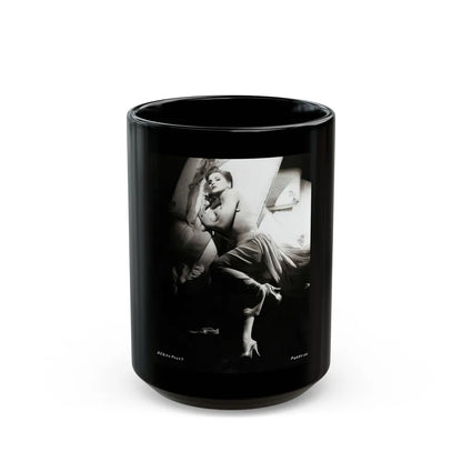 Debra Paget #452 1 (Vintage Female Icon) Black Coffee Mug-15oz-Go Mug Yourself