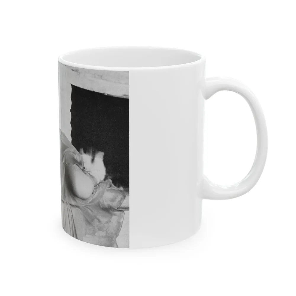 Dawn Richard #19 - See through top (Vintage Female Icon) White Coffee Mug-Go Mug Yourself