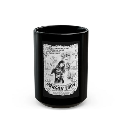 DRAGON LADY 1992 Movie Poster - Black Coffee Mug-15oz-Go Mug Yourself