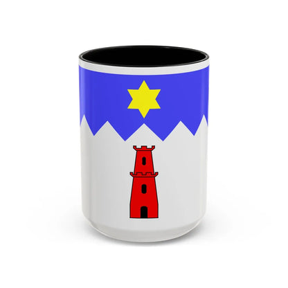 Flag of Gharb Malta - Accent Coffee Mug-15oz-Black-Go Mug Yourself