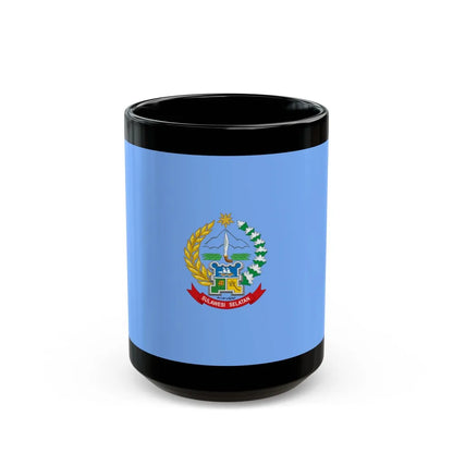 Flag of South Sulawesi Indonesia - Black Coffee Mug-15oz-Go Mug Yourself