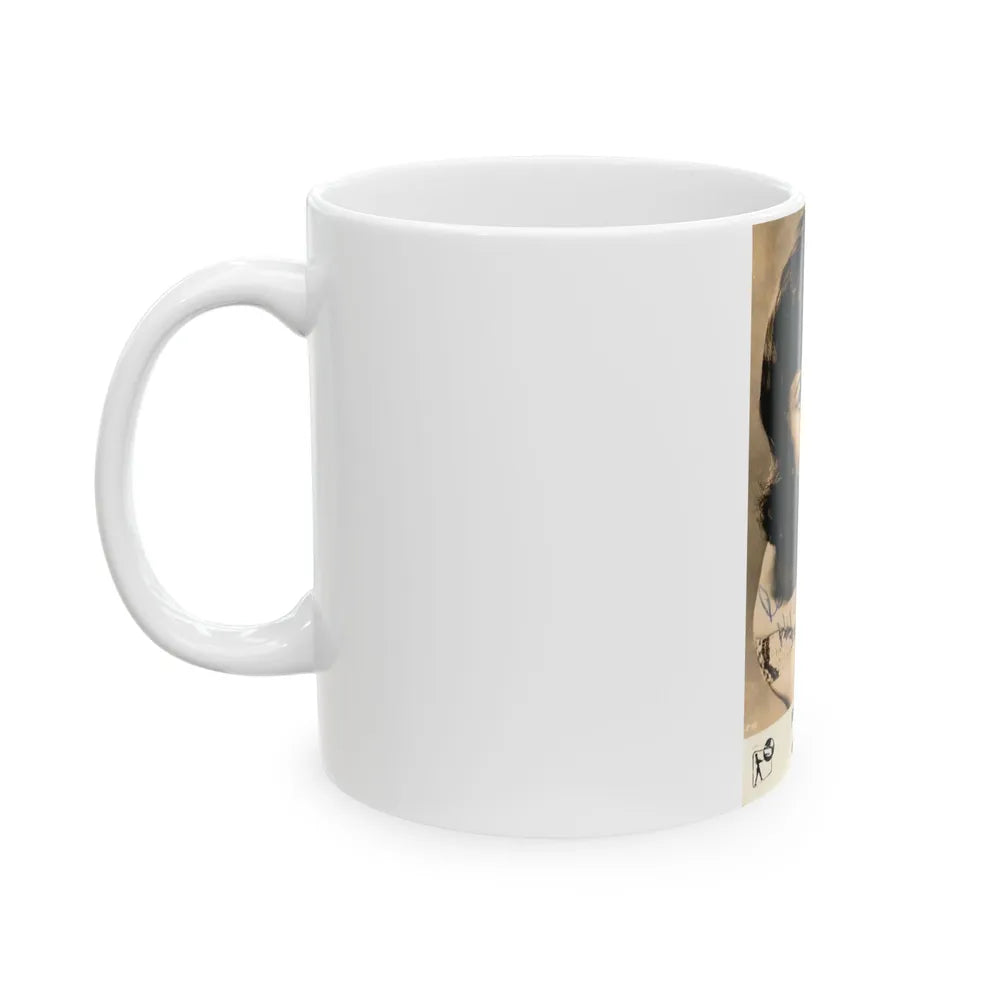 Jennifer Jayne #09 (Vintage Female Icon) White Coffee Mug-Go Mug Yourself