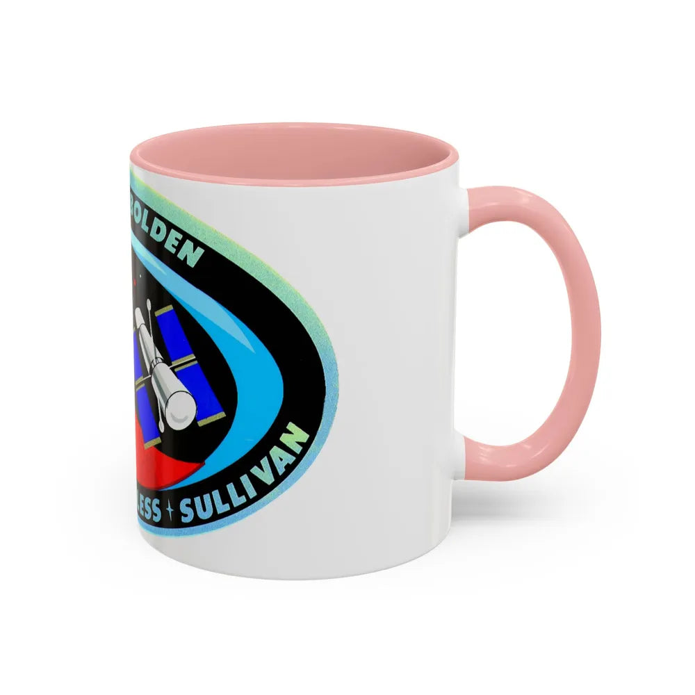 STS 31 (NASA) Accent Coffee Mug-Go Mug Yourself