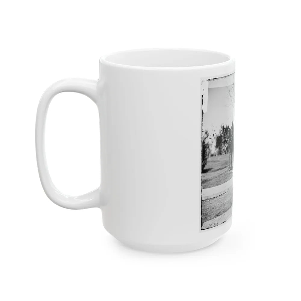 City Point, Virginia. Gen. Rufus Ingalls In Buggy With Colored Boy (U.S. Civil War) White Coffee Mug-Go Mug Yourself