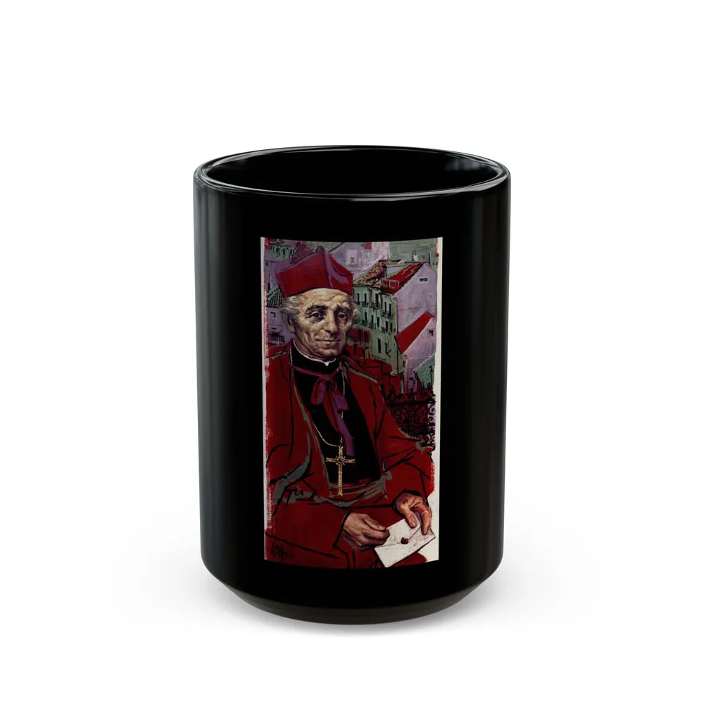 Colliers magazine illustration, November 1956 - Black Coffee Mug-15oz-Go Mug Yourself