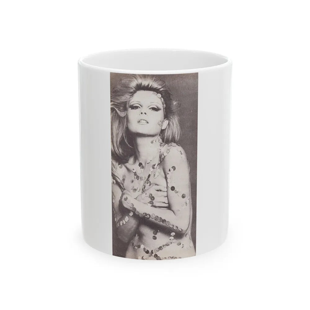 Pamela Tiffin #24 - Mag. Page1 (Vintage Female Icon) White Coffee Mug-11oz-Go Mug Yourself