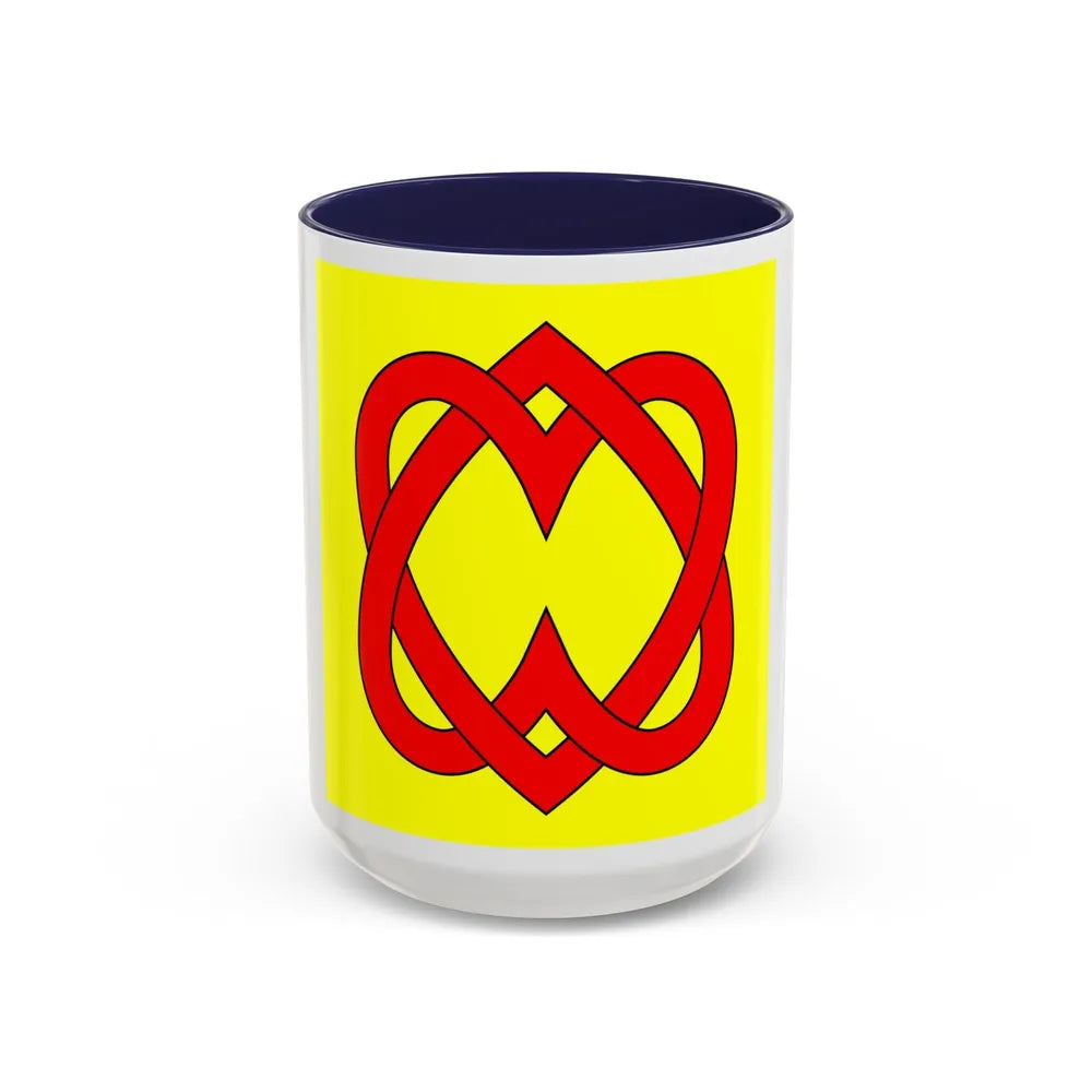 Flag of Blonay Switzerland - Accent Coffee Mug-15oz-Navy-Go Mug Yourself