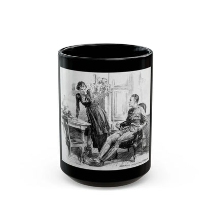 From Baseball to Boches, Collier's magazine interior illustration, May 11, 1918 - Black Coffee Mug-15oz-Go Mug Yourself