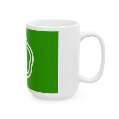 Flag of Kunitachi Tokyo Japan - White Coffee Mug-Go Mug Yourself