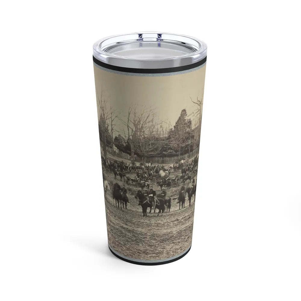 Union Artillery Unit Posed With Cannons And Horses (U.S. Civil War) Tumbler 20oz-20oz-Go Mug Yourself