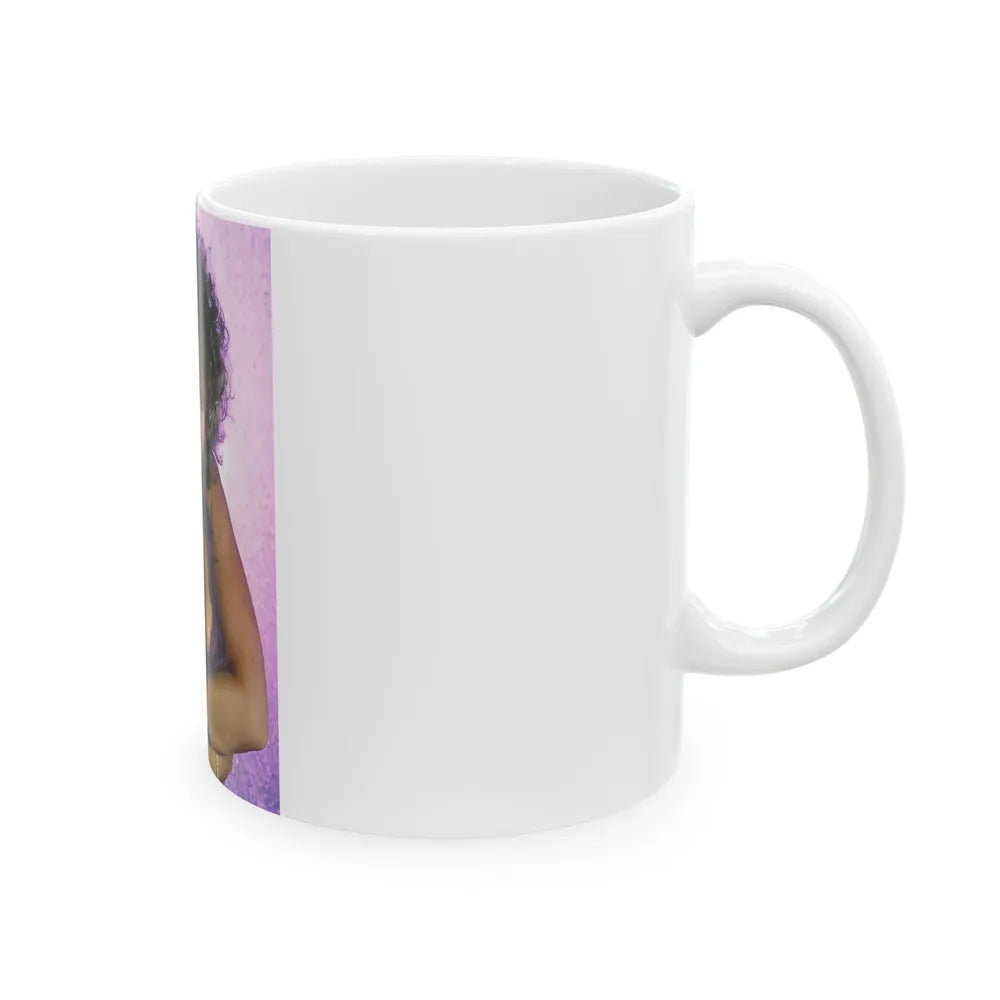 Linda Blair #120 (Vintage Female Icon) White Coffee Mug-Go Mug Yourself