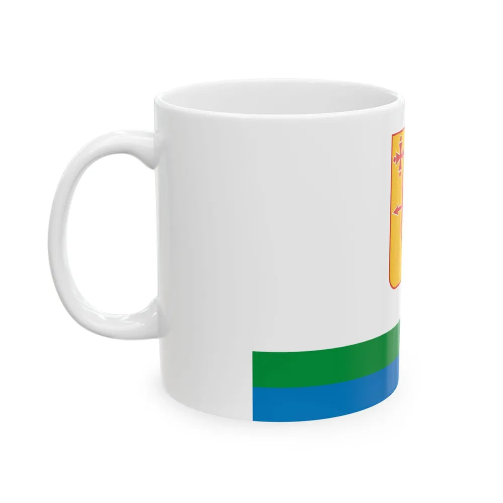 Flag of Kirov Oblast Russia - White Coffee Mug-Go Mug Yourself