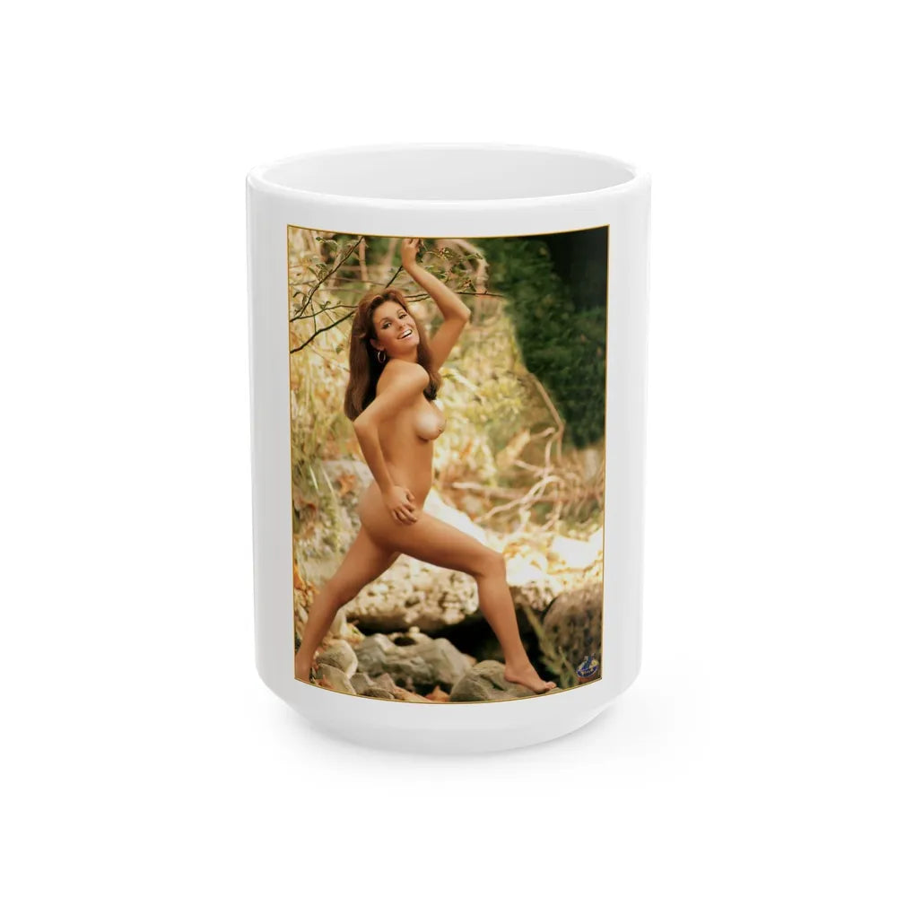 Victoria Vetri #101 - Nude (Vintage Female Icon) White Coffee Mug-15oz-Go Mug Yourself