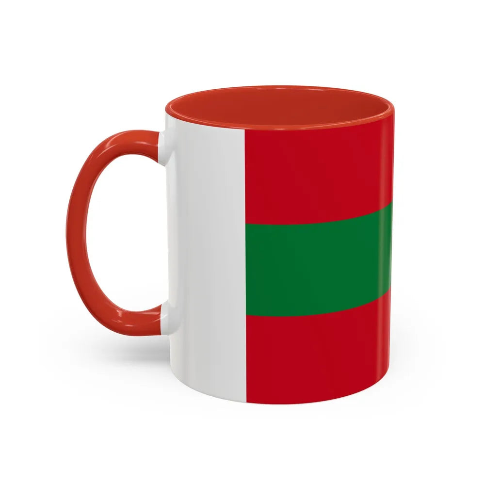 Flag of Ambato Ecuador - Accent Coffee Mug-Go Mug Yourself