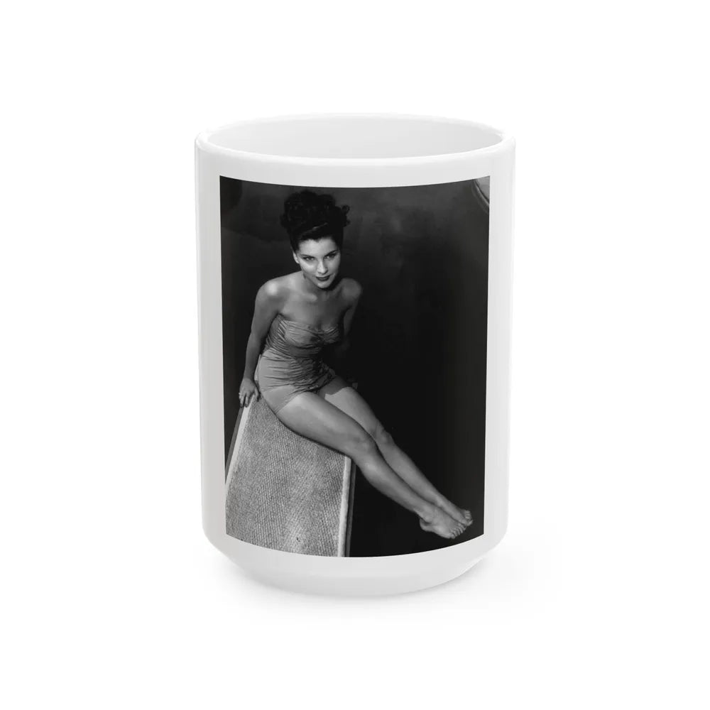 Debra Paget #510 1 (Vintage Female Icon) White Coffee Mug-15oz-Go Mug Yourself