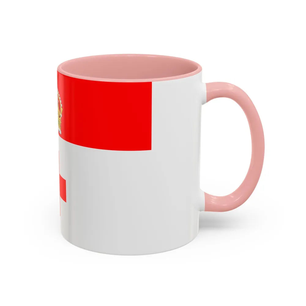 Flag of Birkirkara Malta - Accent Coffee Mug-Go Mug Yourself