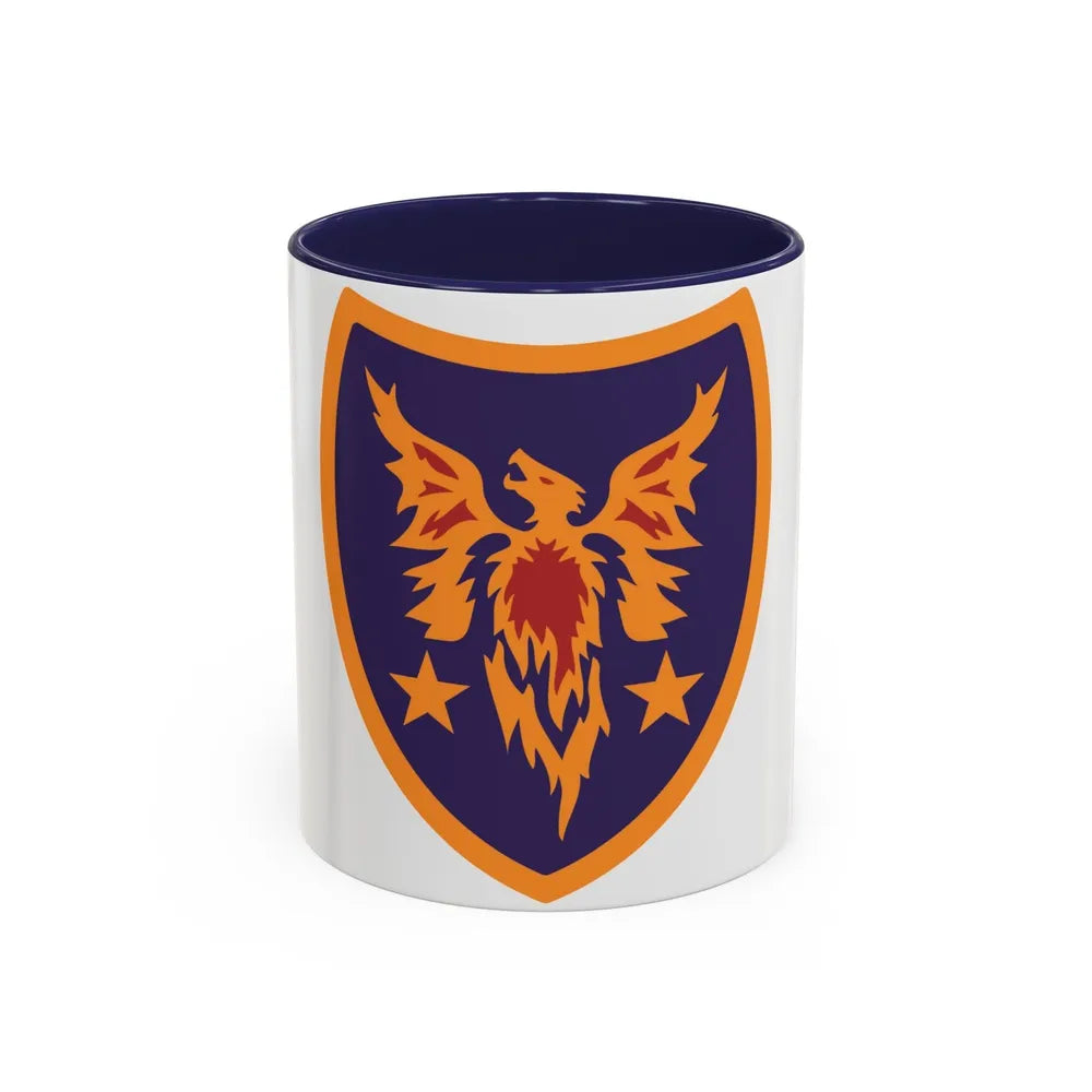 Reserve Aviation Command (U.S. Army) Accent Coffee Mug-11oz-Navy-Go Mug Yourself