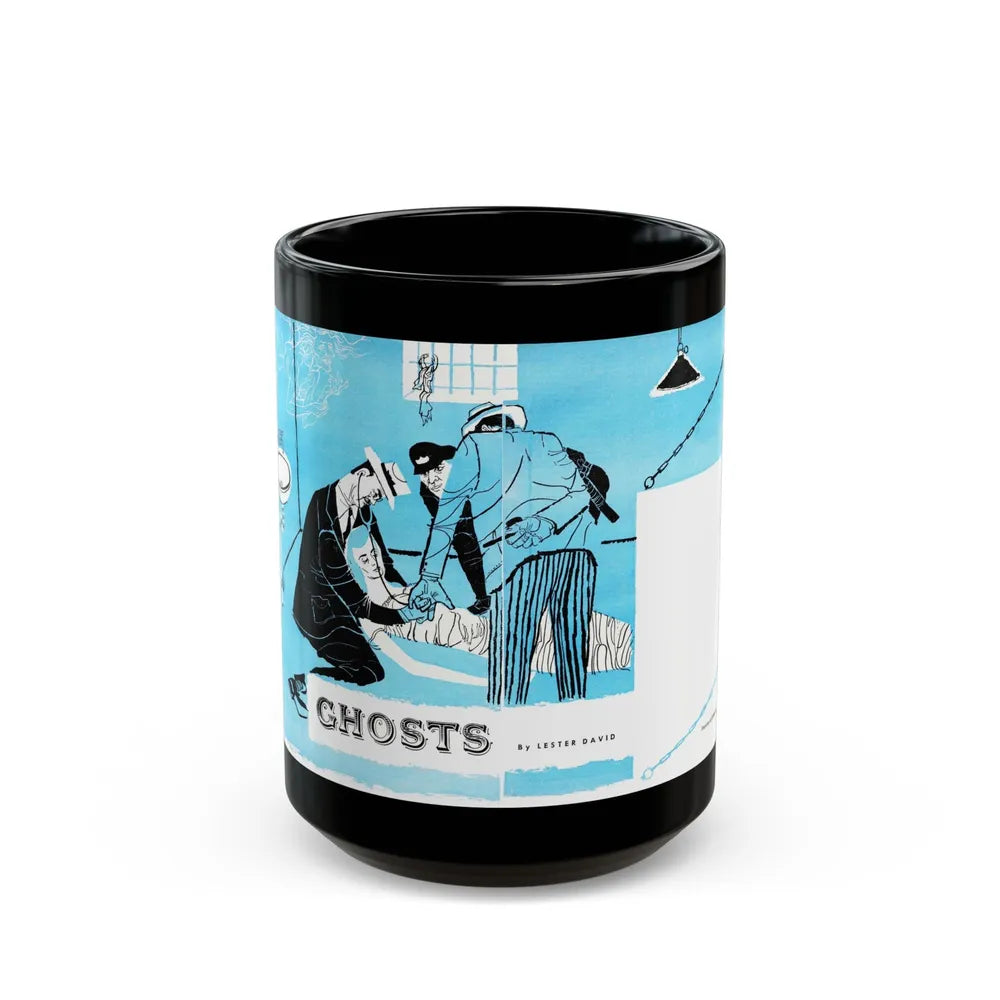 Ghosts, Bluebook Magazine, November 1953 - Black Coffee Mug-15oz-Go Mug Yourself