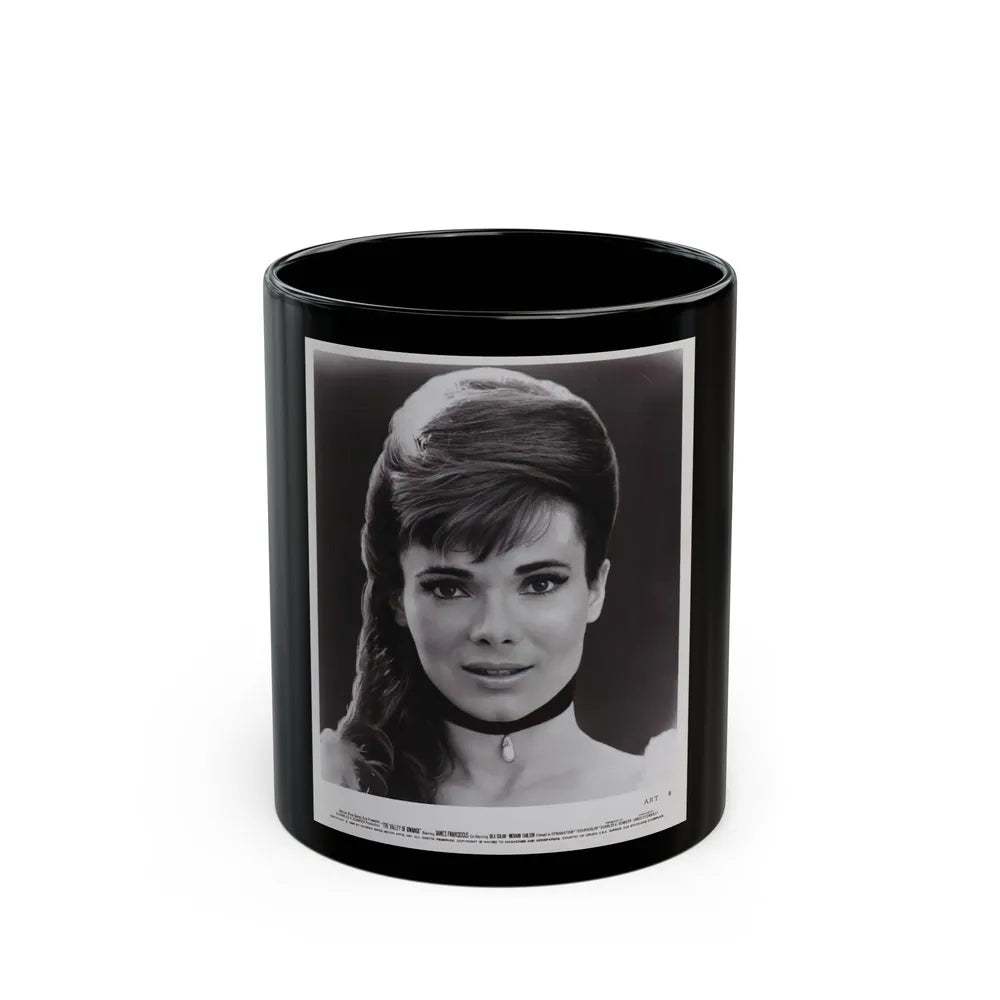 Gila Golan #04 (Vintage Female Icon) Black Coffee Mug-11oz-Go Mug Yourself