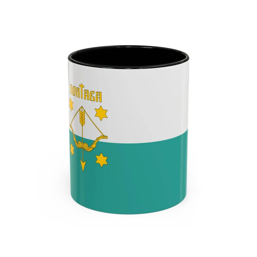 Flag of Poltava Ukraine - Accent Coffee Mug-11oz-Black-Go Mug Yourself